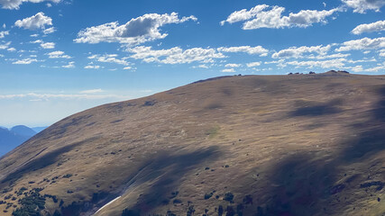 Naklejka premium Rocky Mountains on Trail Ridge Road in Rocky Mountain National Park