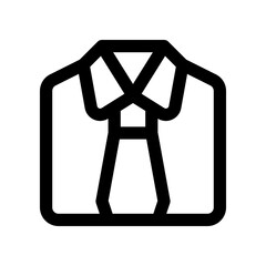 shirt line icon. vector icon for your website, mobile, presentation, and logo design.
