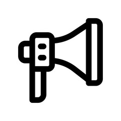 megaphone line icon. vector icon for your website, mobile, presentation, and logo design.