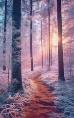 Nature in winter time 