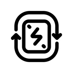 renewable energy line icon. vector icon for your website, mobile, presentation, and logo design.