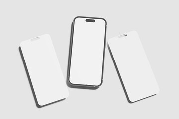 Smartphone Screen Blank Mockup