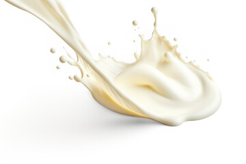 liquid milk splash isolated on a white background milk splash 