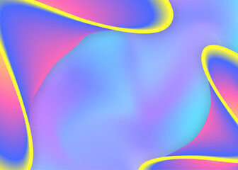 Fluid shape background with liquid dynamic elements.