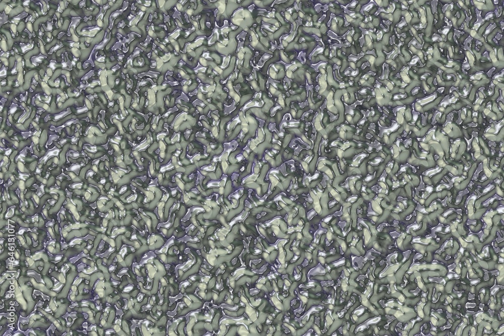 Poster design shining melting metallic computer graphics texture or background illustration