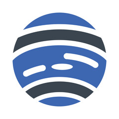 Neptune planet Icon © Shaharea
