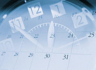 Clock and calendar