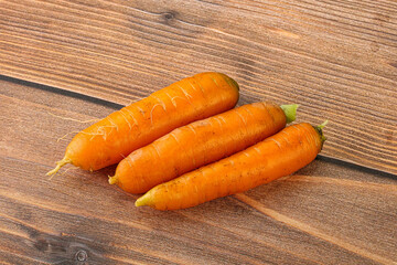 Yoiung natural organic carrot heap