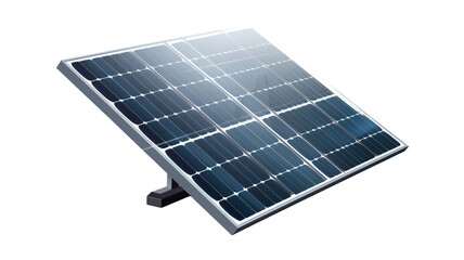 Solar panel isolated on transparent or white background