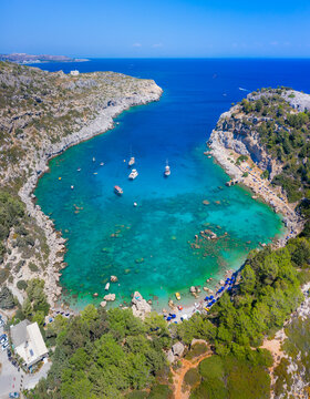 Anthony Quinn Bay on Rhodes island, Greece