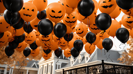 Halloween Pumpkin Balloon Decorations 