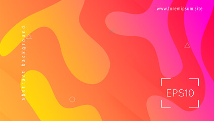 Obraz premium Modern Poster. Technology Flyer. Violet Graphic Background. Fluid Screen. 3d Landing Page. Wave Abstract Layout. Plastic Pattern. Color Futuristic Brochure. Violet Modern Poster