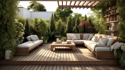 Foto op Canvas Terrace Design Ideas © Damian Sobczyk