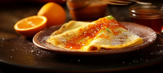 Crepes Suzette. 