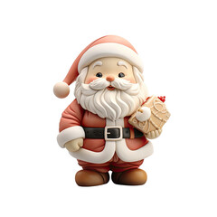 Gifts from Santa Claus transparent background