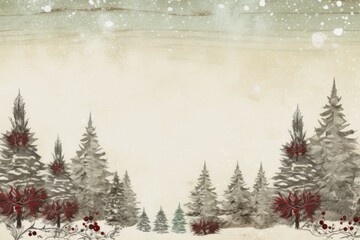 A festive vintage christmas background. - obrazy, fototapety, plakaty
