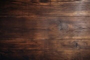 Fototapeta premium Brown wooden plank background texture.