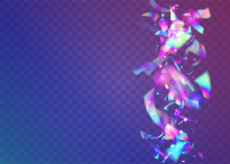 Transparent Sparkles. Glitch Texture. Party Colorful Serpentine. Cristal Tinsel. Flying Art. Blue Disco Glare. Webpunk Foil. Blur Element. Pink Transparent Sparkles