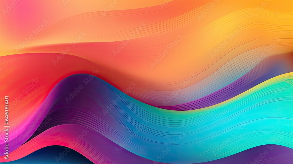 Poster Abstract Organic Colorful Background Wallpaper Design