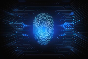 A human digital fingerprint as a login.