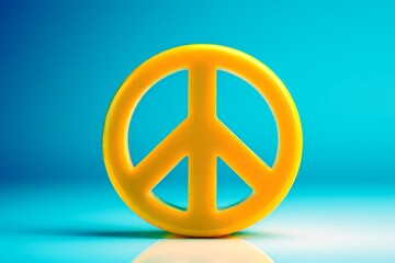 A peace sign symbol concept.