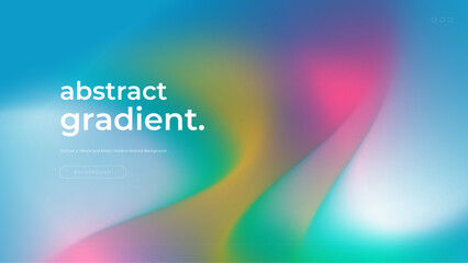 Gradient colorful abstract background vector