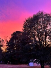Fototapeta na wymiar Colored Sunset