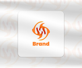 minimal logo design vector concept