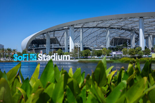 The USA, Los Angeles, 7 September 2023: SoFi Stadium in Los Angeles is a state-of-the-art sports and entertainment venue that opened in 2020. It will host the 2026 World Cup games.