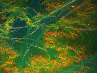 Imaginatory fractal abstract background Image