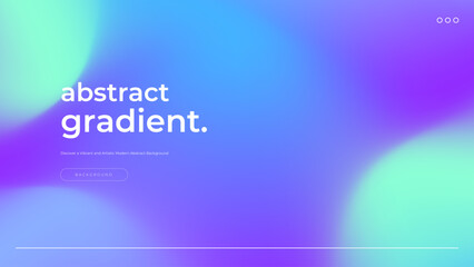 Obraz premium Green purple and blue modern abstract gradient background