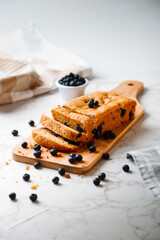 Natural blueberry cake
