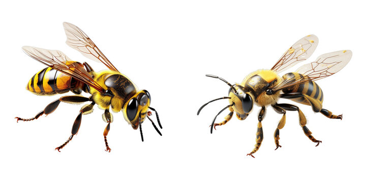 Png Set transparent background isolated bee