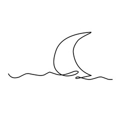 Moon continuous Line 