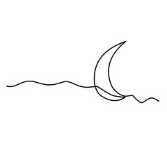 Moon continuous Line 