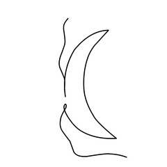Moon continuous Line 