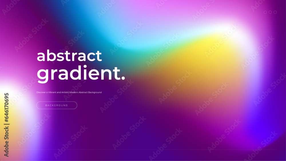 Poster vector abstract colorful blend gradient background