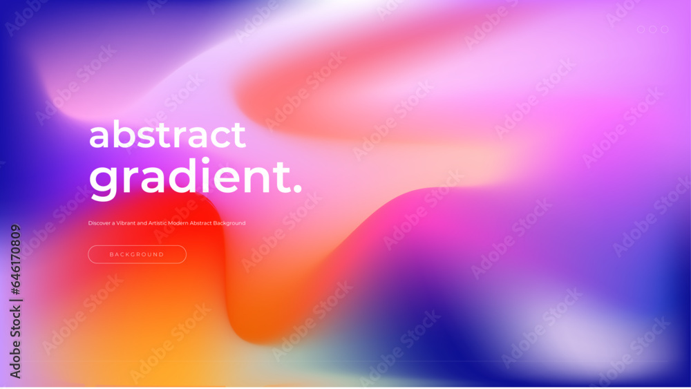 Poster vector colorful gradient trendy background abstract