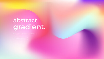 Modern colorful gradient abstract background