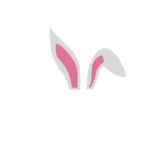 Obraz premium Cute cartoon Rabbit Ear 