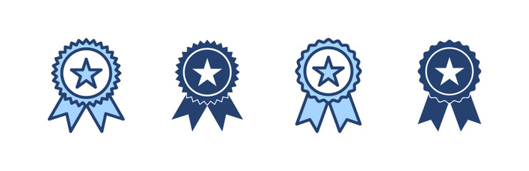 Badge icon vector. Awards icon vector. Achieve sign and symbols