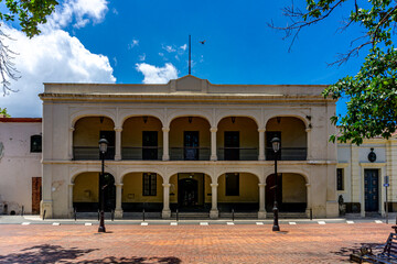 Obraz premium Various views of the colonial architecture of Santo Domingo, Dominican Republic. 