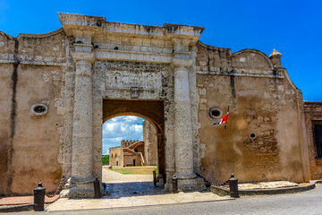 Various views of the colonial architecture of Santo Domingo, Dominican Republic.
