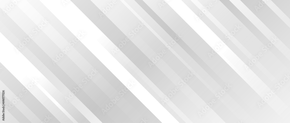 Poster diagonal gradient lines background. abstract grey and white stripes wallpaper. universal tech backdr