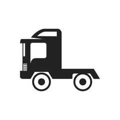 Naklejka premium Truck Logo template Isolated. Brand Identity. Icon Abstract Vector graphic