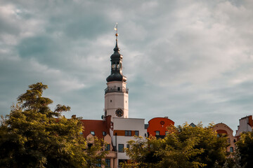 Głogów wieża kościoła 67-200 © Dariusz