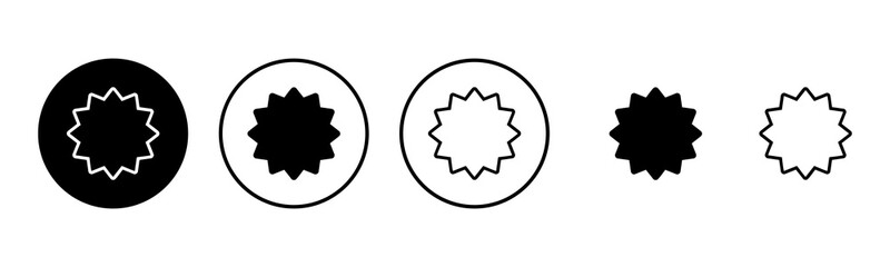 Badge icon set illustration. Awards icon vector. Achieve sign and symbols