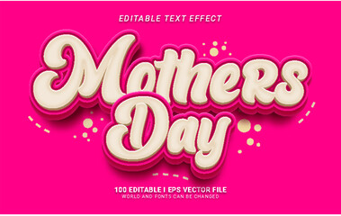 mothers day text effect