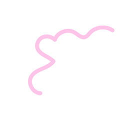 Pink Squiggles Lines Vectors 