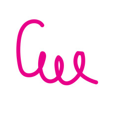 Pink Squiggles Lines Vectors 